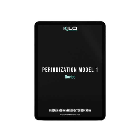 Periodization Model 1 - Novice